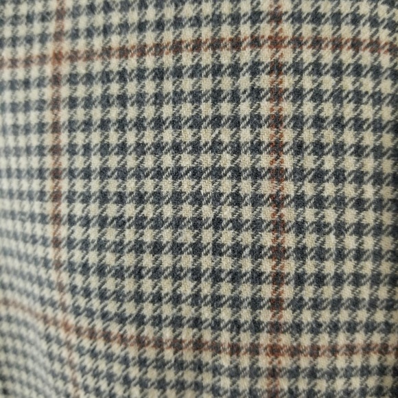 Orvis Tan Plaid Cotton Button Down Sz Large - Picture 4 of 8